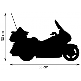 Girouette - Moto Goldwing 1800 dimension