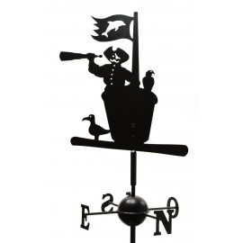 Girouette - Vigie Pirate Dauphin + Mat2