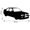 Girouette - BMW M3 E30 dimension