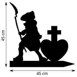 Girouette - Chouan Coeur Vendeen dimension