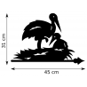 Girouette - Cigogne et Cigogneau dimension