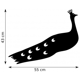 Girouette - Paon dimension