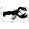 Girouette Homard dimension