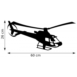 Girouette - Hélicoptère AS350 écureuil - dimension