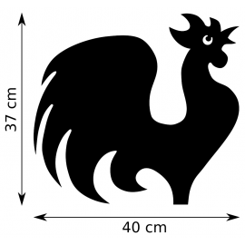 Girouette - Coq Fin - dimension