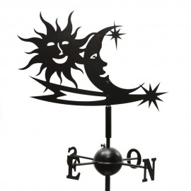 Girouette - Soleil Lune Etoile + Mat 2