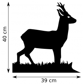 Girouette - Chevreuil - proportion