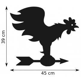 Girouette - Coq Vent - dimension