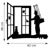 Girouette - Vitrier - dimensions