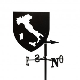 Girouette - Blason Carte Italie - mat 1