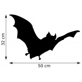 Girouette - Chauve Souris - Dimension