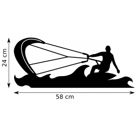 Girouette - Kitesurf Vague - dimensions