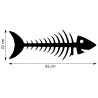 Girouette Arrête de Poisson - Dimensions