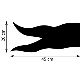 Girouette Fanion 2  - dimensions