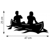 Girouette canoë - dimensions