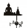 Girouette Bouddha + Mat 2