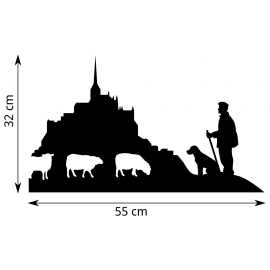 Girouette - Mont Saint Michel - dimensions