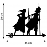 Girouette Pèlerin  Pèlerine - Dimensions