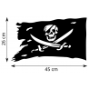 Girouette Drapeau Pirate