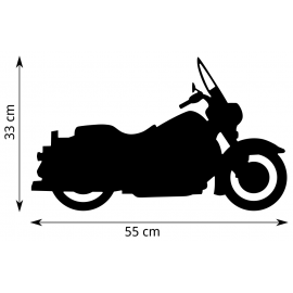 Girouette Moto Harley Davidson Road King - Dimensions