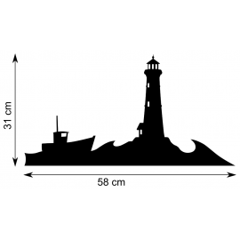 Girouette - Bateau Pêche Phare 2 - Dimensions