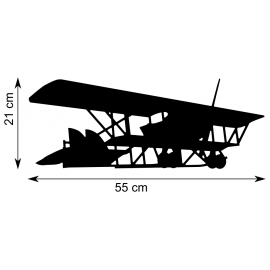 Girouette - Avion Bi Plan Caudran C3 - dimensions