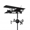 Girouette - Avion Bi Plan Caudran C3  + Mat 2