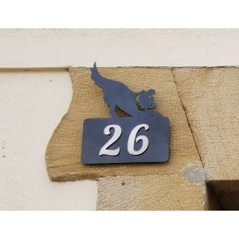Numéro Rue Border Collie - photo
