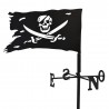 Girouette Drapeau Pirate + mat1