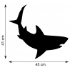 Girouette - Requin - dimensions