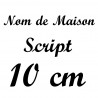 Nom de Maison Script T.10