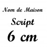 Nom de Maison  Script T.6