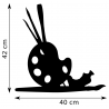girouette - Palette peintre - dimensions
