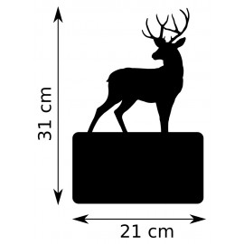 Numéro Rue  Cerf  - dimensions