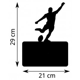 Numéro Rue Rugby  - dimensions