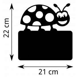 Numéro Rue coccinelle 1 - dimensions