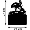 Numéro Rue - Cigogne - dimensions