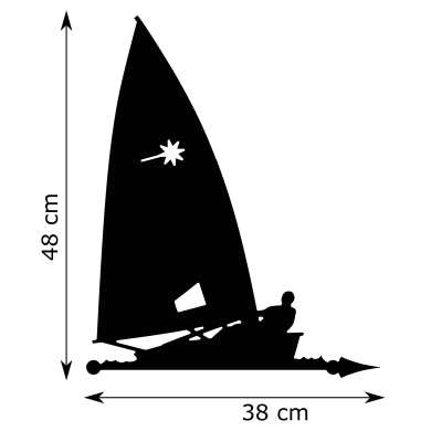 Girouette bateau ILCA - Dimensions