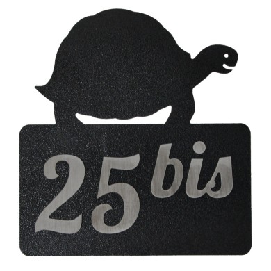 Numéro de rue tortue