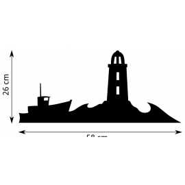 Girouette - Bateau Pèche Phare dimension