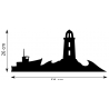 Girouette - Bateau Pèche Phare dimension