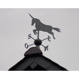 Girouette - Photo Licorne + base 12 sur faitage