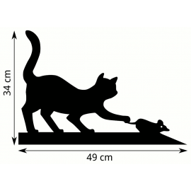 Girouette - Chat Souris 2 dimension