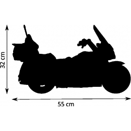Girouette - Moto Goldwing 1500 dimension
