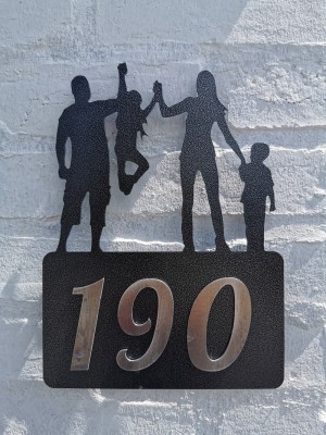 Numéro de rue famille