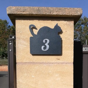 Numéro de rue chat