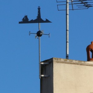 Girouette Bateau phare 2